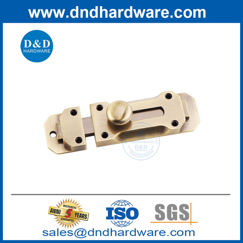 ทองเหลืองทองเหลืองหนักสำหรับการรักษาความปลอดภัยประตูบาร์เรลใน Zinc Alloy-DDDB025