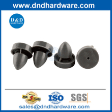 ฮาร์ดแวร์ acccessories สีเทาประตูยางเครื่องเงียบสำหรับเฟรมโลหะกลวง DDRS001