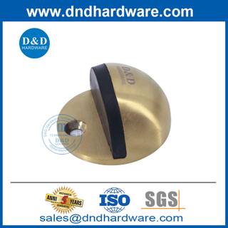 模型缎面黄铜不锈钢地板金属门stop-ddds001