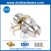 สังกะสีอัลลอยด์ที่อยู่อาศัยประตูภายนอกประเภทลูกบิดลูกบิดล็อคเซ็ต DDLK034