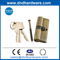 EN1303 Safe Lock Cylinder Lock Mortise Lock Antique ประตูทองเหลืองล็อคกระบอกสูบ DDLC003