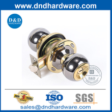 Alloy Alloy Polish Finish Cylindrical Door Lockset สำหรับ Timber Door-DDLK061