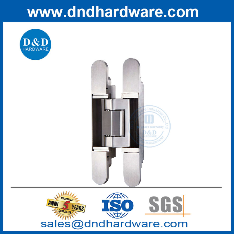 ประเภทของบานพับแบบซ่อนสแตนเลสแบบปรับได้ 3 มิติบานพับบานพับ Hinge-DDCH018