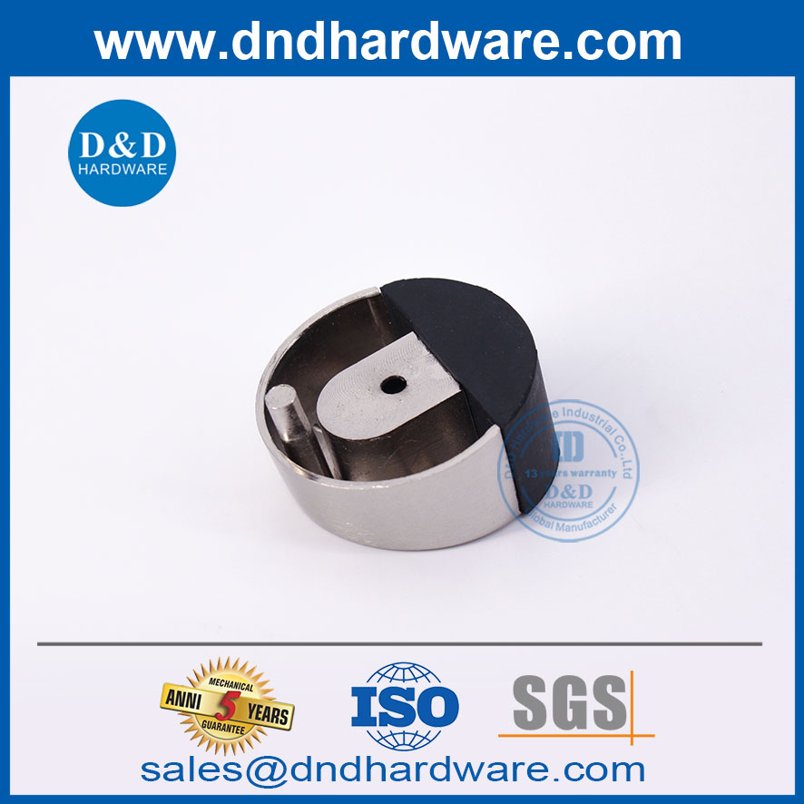 ความปลอดภัยด้านนอกประตูหยุดในโลหะผสมซาตินนิกเกิลเสร็จสิ้น DDDS006