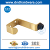 Satin Brass เกรด Sus304 ประตูจุกพร้อมเบ็ดเสื้อสำหรับห้องน้ำ DDDS024