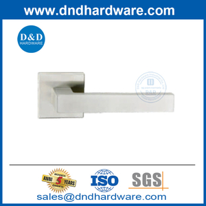不锈钢正方形实心前门杆手柄rosette-ddsh058
