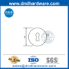 53 มม. รอบยูโรรูกุญแจ Escutcheon ในสแตนเลสสตีล DDES007