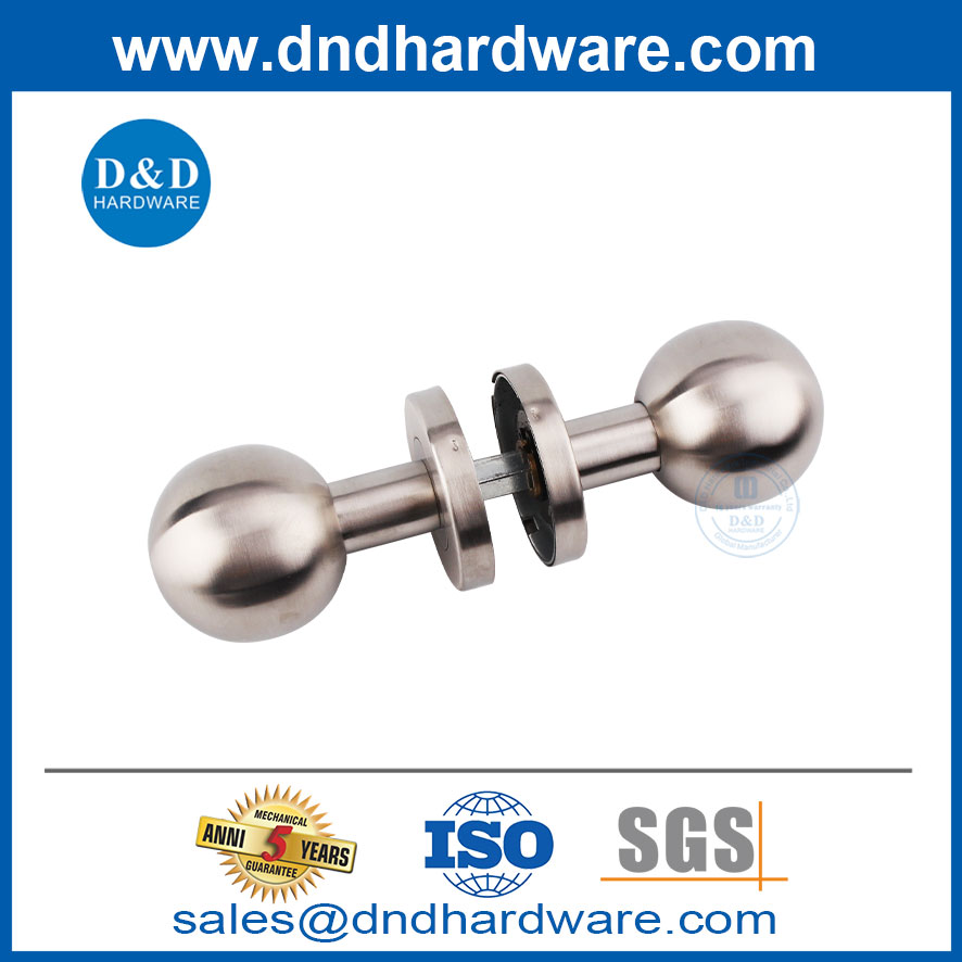 สแตนเลสสตีลนักออกแบบที่ทันสมัยด้านหน้าประตูภายในมือจับ KNOB-DDTH031