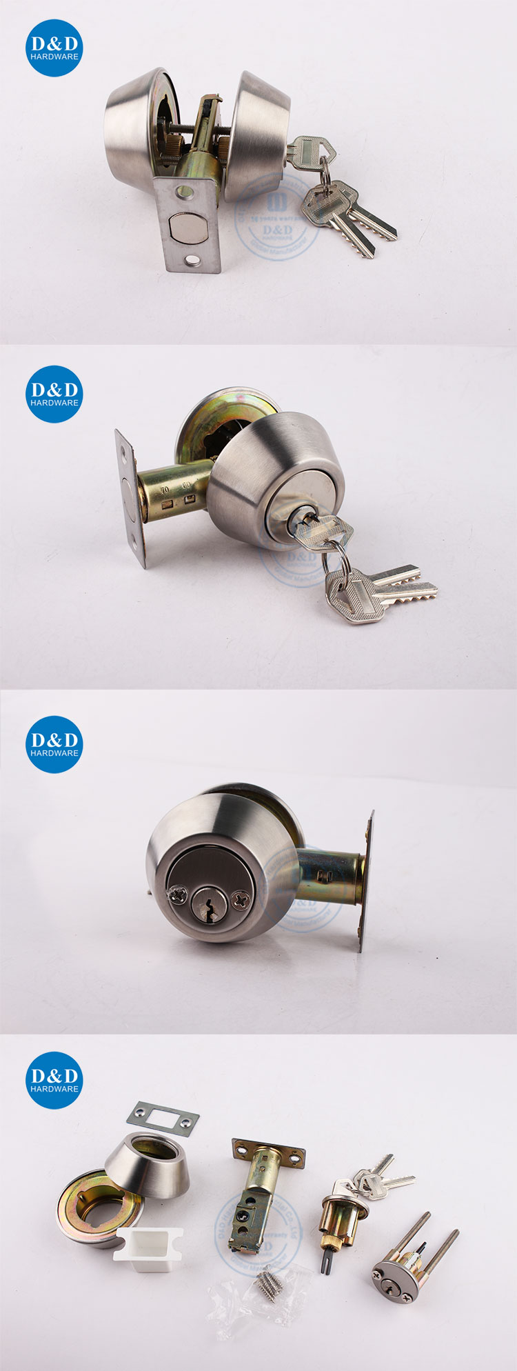 Door Lockset Deadbolt