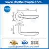 ประตูมือจับภายในรูปแบบคันโยกสแตนเลสเข้าประตูมือจับ DDSH019