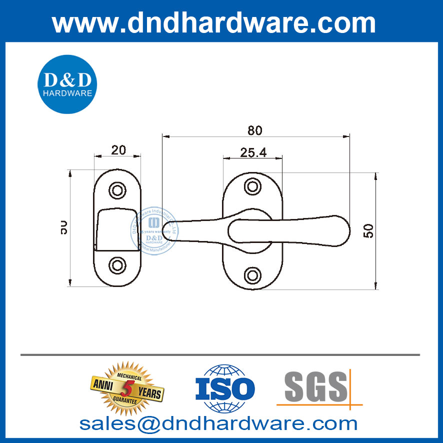 Chain Factory Guard Stainless Steel Security Door Guard DDDG013