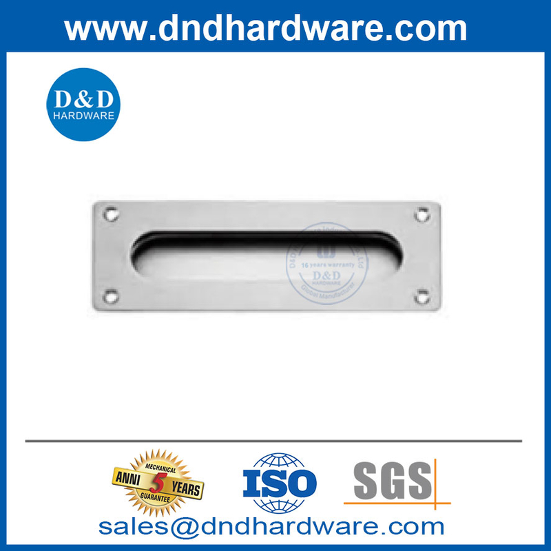 Porta de aço inoxidável puxar maçanetas de armário de cozinha móveis de hardware holding-ddfh075