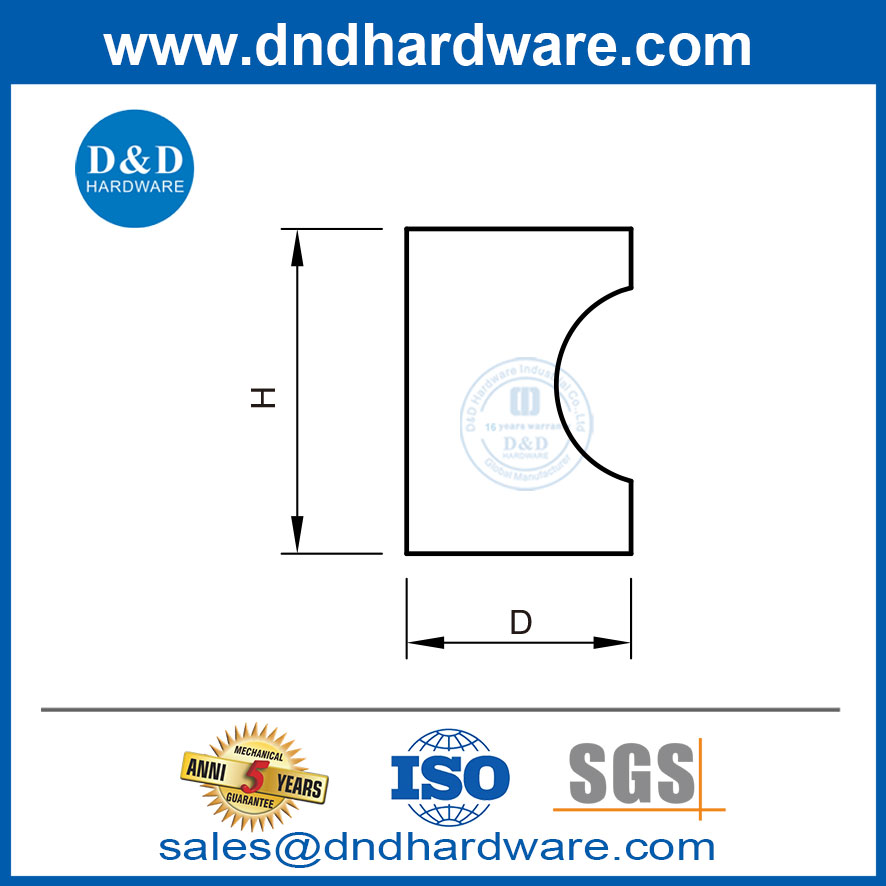 ตู้ครัวสแตนเลสเฟอร์นิเจอร์มือจับมือจับตู้เสื้อผ้าตู้เสื้อผ้าที่จับ Knob-DDFH065
