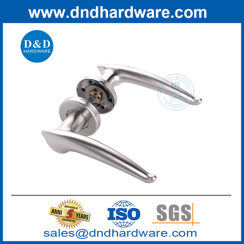 มือจับประตูร่วมสมัยสแตนเลสความเป็นส่วนตัว Passage Handles DDSH035