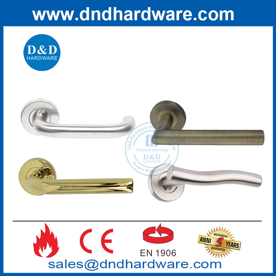 มือจับประตูด้านหน้าความเป็นส่วนตัวมือจับประตูด้านในสแตนเลสชุด DDTH023