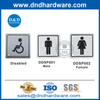 รูปไข่สแตนเลสสตีลแบบพุชดึงแผ่นรองรองรองสำหรับประตูภายนอก DDPH022