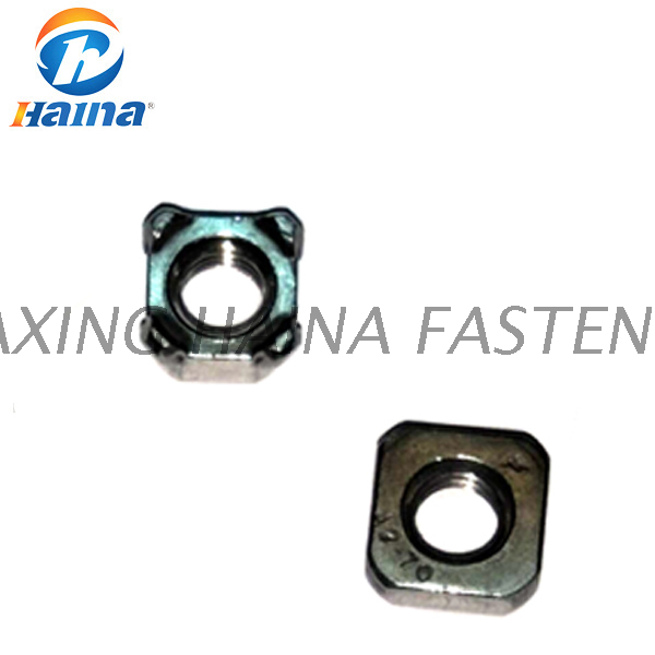 Tuercas de soldadura cuadradas de acero inoxidable DIN928 A2-70 SS304 316