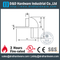 Bodenbefestigter Türstopper aus Zinklegierung für Außendoppeltür -DDDS003
