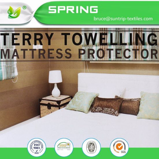 Hypoallergenic Mattress Protector Sheet Machine Washable mattress Cover Gift Queen Size White