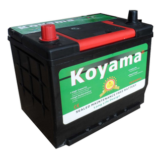 12V60AH Super Calcium Maintenance Free Battery Koyama Brand MF Car Battery 55D26R (N50ZMF)