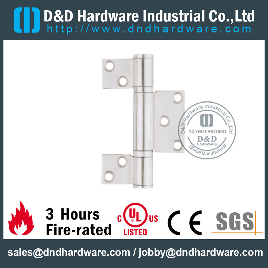 SS 304 três folhas de hardware de D & D
