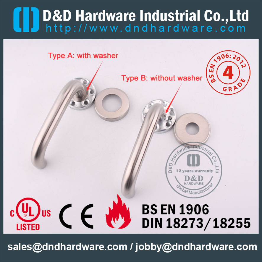 U forma da alavanca de segurança alavanca ddth001-d & d hardware