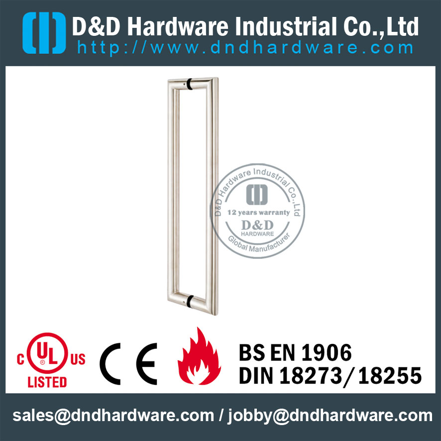 Aço Inoxidável 316 Tubo Mitred Pull Handle-D & D Hardware