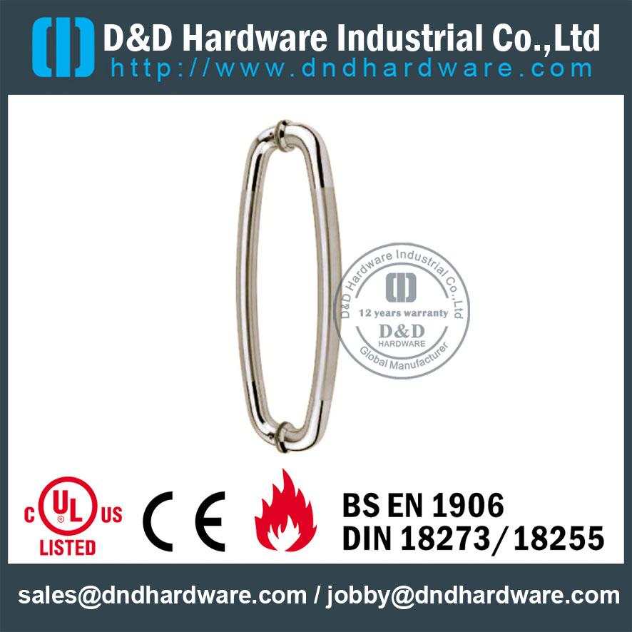 SUS304 puxador Oval Handle-D & D Hardware