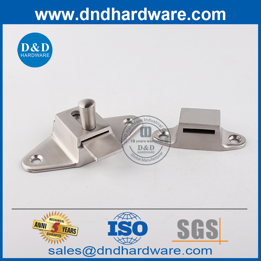 Perno de puerta interior de accesorios Hardare de acero inoxidable Guard-DDDG007