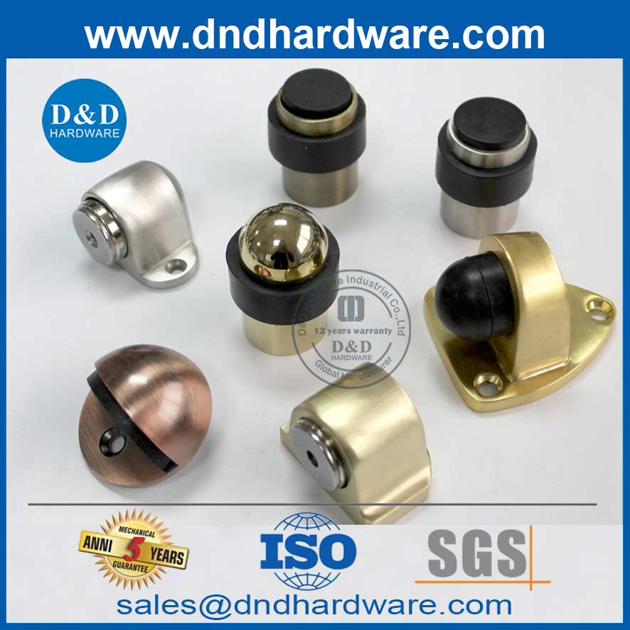 Soporte magnético para tope de puerta montado en la pared de aleación de zinc de alta calidad-DDDS030