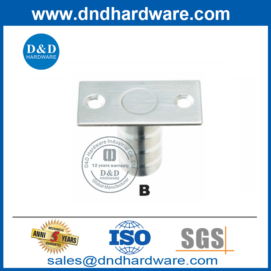 Melhor golpe à prova de poeira de aço inoxidável com placa para porta de metal de entrada-DDDP005