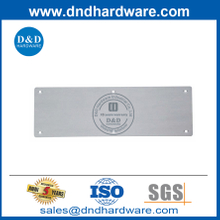 ความปลอดภัยสเตนเลสสตีลจานเตะสำหรับประตูไม้และโลหะ DDKP001
