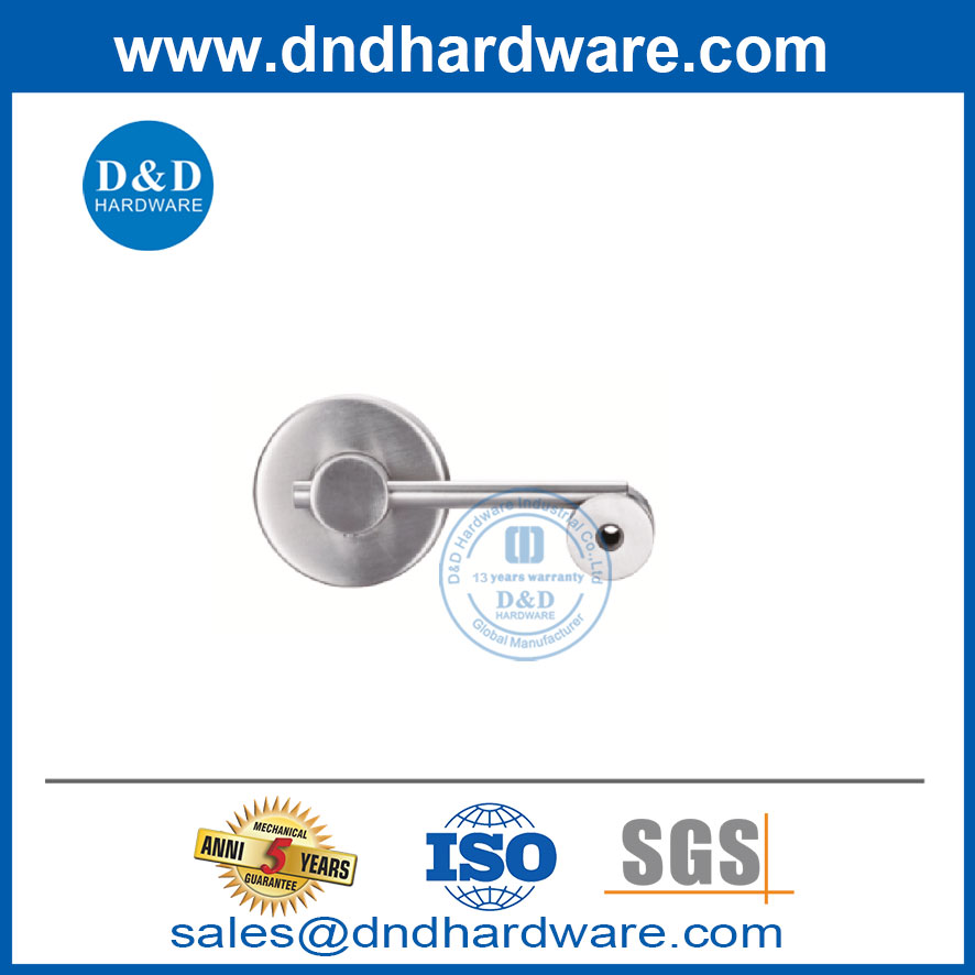 SS304 คันโยกประเภท thumbturn และปล่อยพร้อมตัวบ่งชี้สำหรับ ToLiet door-ddik006