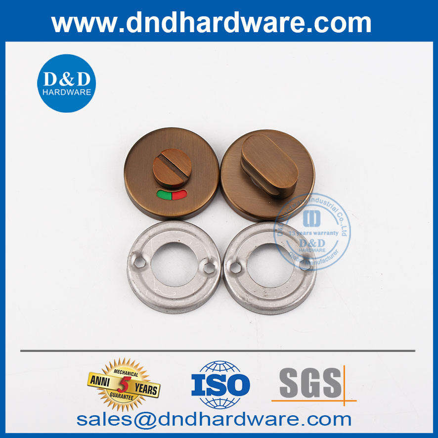 AISI 304 Thumbturn ทองเหลืองโบราณและปล่อยด้วยตัวบ่งชี้ DDIK002
