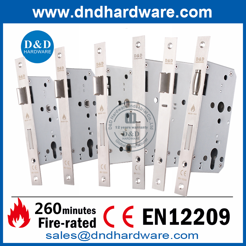 ความปลอดภัย 45 มม. Backset Sash Lock Lock Lock สำหรับ Apartment-DDML039