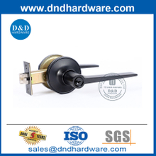 โลหะผสมสังกะสี Matt Black Office Lockset พร้อมคันโยกมือจับ DDLK084
