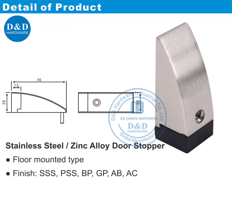 Borracha para stopper de porta-ddds013
