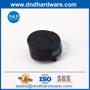 磨砂黑色简单类型不锈钢门塞ddds006