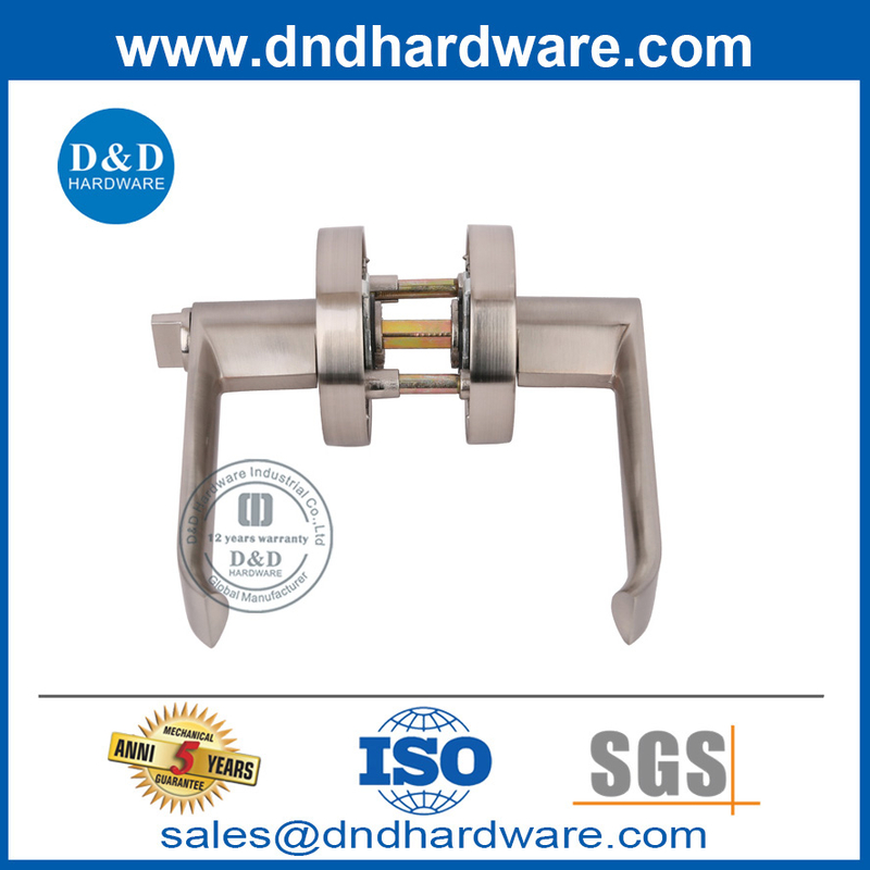 ซาตินนิกเกิลโลหะผสมประตูภายนอกที่มีล็อค Set-DDLK092