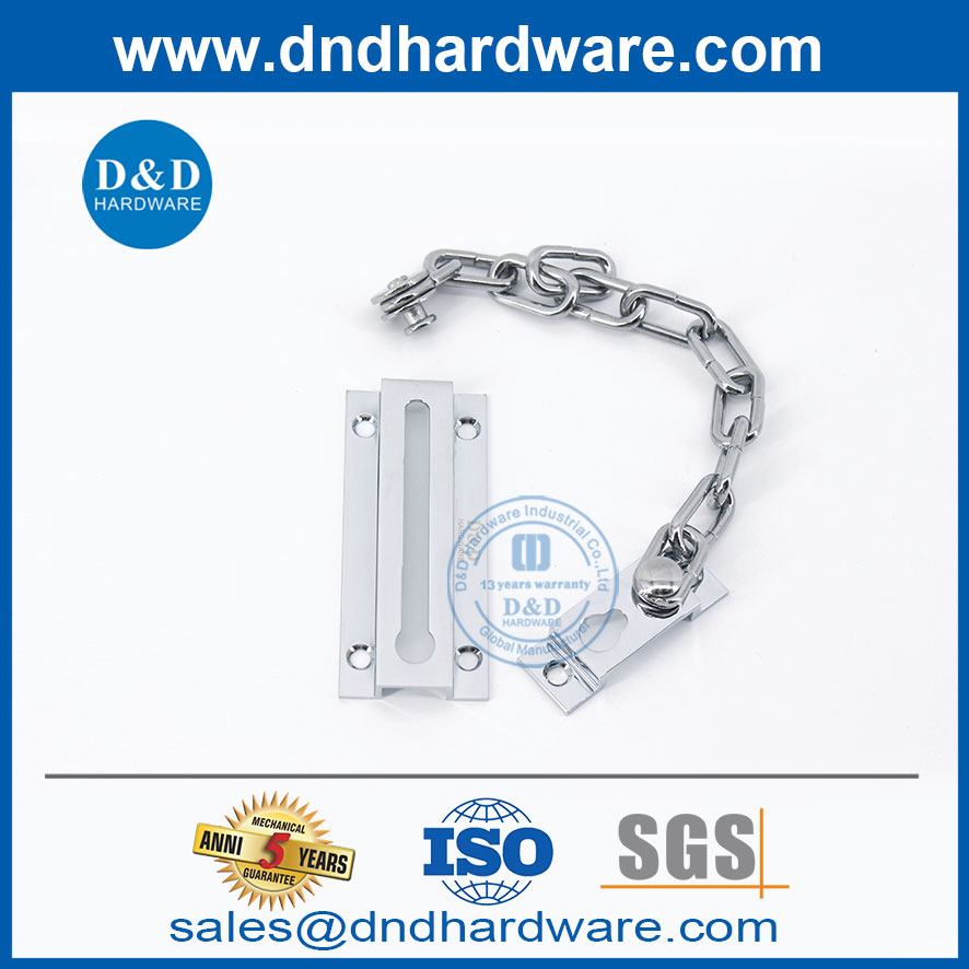 วัสดุทองเหลืองขัดโซ่ไม้โครเมี่ยมล็อคสำหรับตลาดยุโรป DDDG005