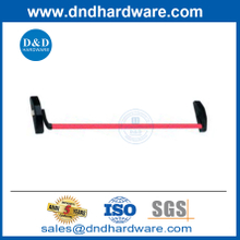 1 สลักจุดสีแดงและเหล็กสีดำข้ามบาร์ประเภท Panic Exit Device-DDPD034