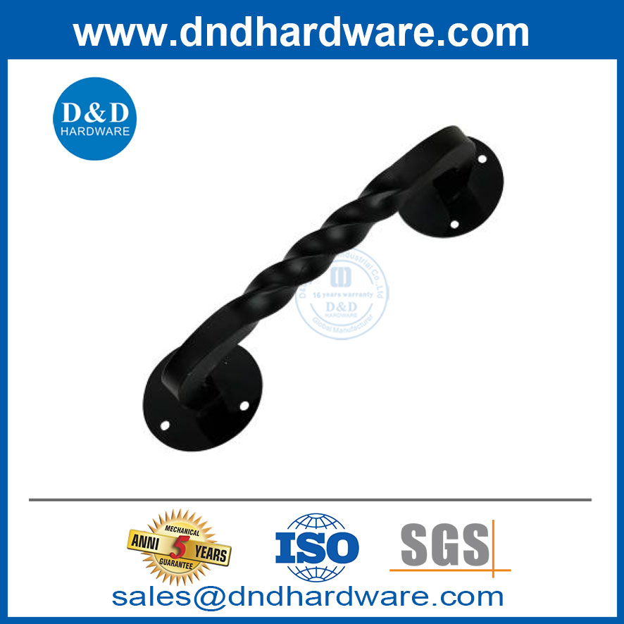 มือจับประตูยุ้งฉางเหล็กคาร์บอนที่จับคุณภาพสูงสำหรับประตูโรงนา Set-DDBD093