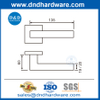 มือจับประตูฮาร์ดแวร์ขัดสแตนเลสสี่เหลี่ยมจัตุรัสประตูแฟนซีมือจับ DDTH019