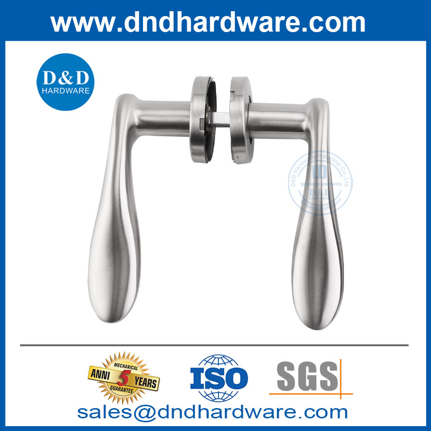 มือจับประตูคันโยกสแตนเลสสตีลสำหรับสำนักงานโครงการ DDSH025