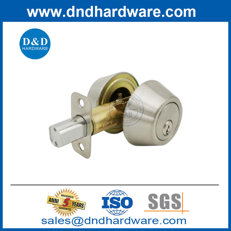ชุดล็อคประตูเชิงพาณิชย์ประเภท ANSI Double Cylinder Heavy Dode Deadbolt-DDLK029