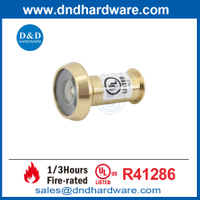 UL Fire จัดอันดับทองเหลืองประตูตาผู้ชมตาสำหรับประตูโลหะ DDDV010