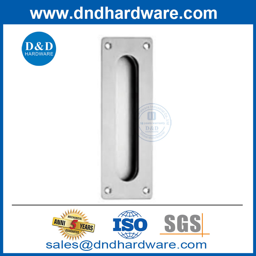Porta de aço inoxidável puxar maçanetas de armário de cozinha móveis de hardware holding-ddfh075