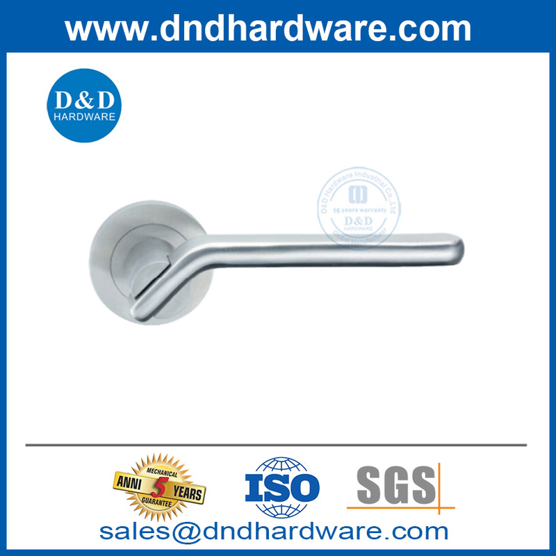 มือจับประตูด้านในโลหะสแตนเลสประตูหลักที่จับ DDSH040