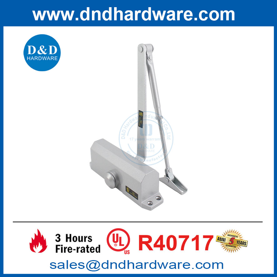 ต่อต้านการแช่แข็ง UL Spring Hydraulic Hydraulic ปรับประตูติดตั้งได้ใกล้ DDDC056