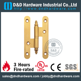 DDBH019-用于商业门的实心黄铜H门铰链